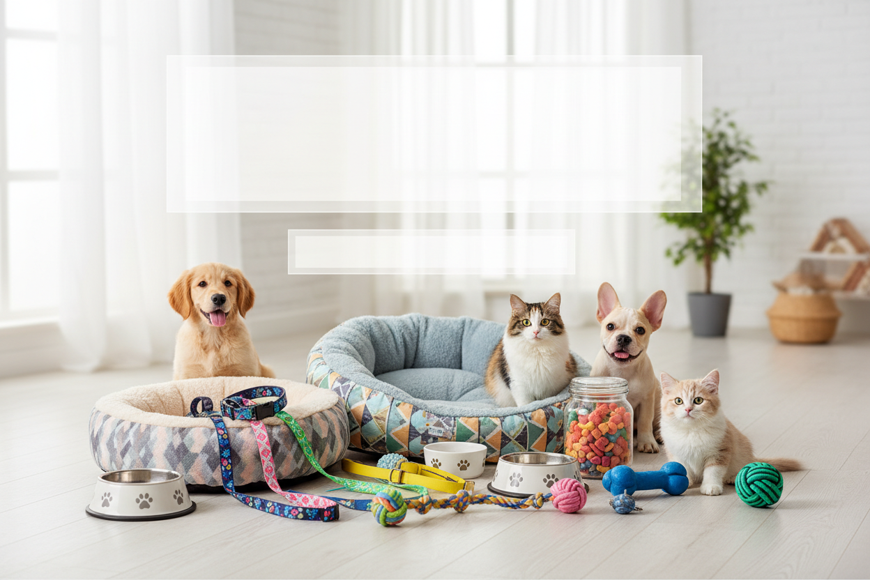 pet accessories banner